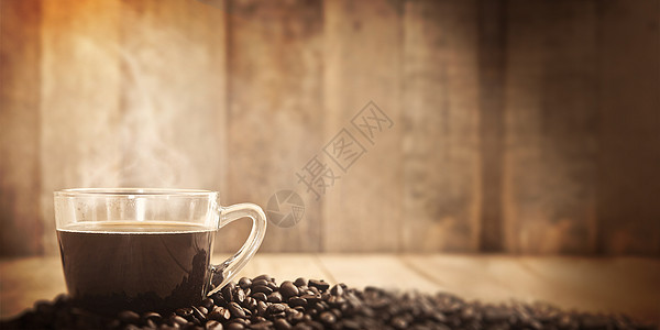 热气咖啡豆设计图片