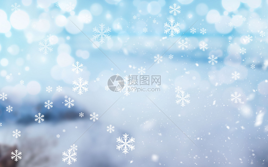 梦幻雪景图片