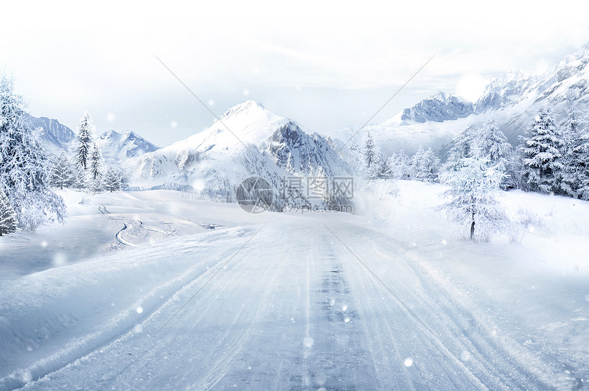 冬天雪景图片