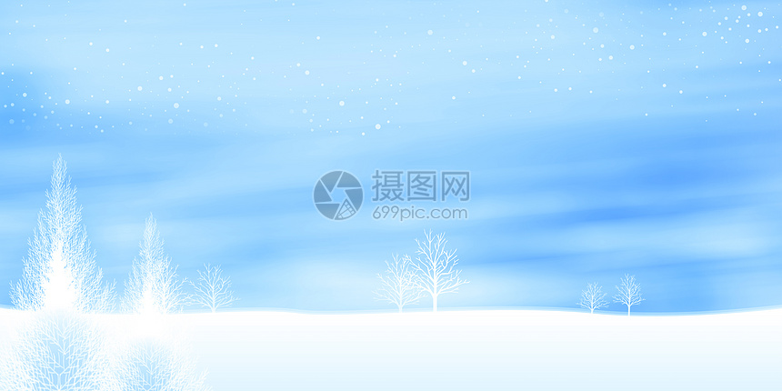 冬季雪场景图片