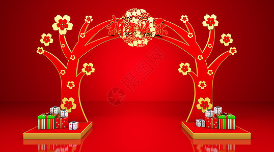 春节主题背景图片