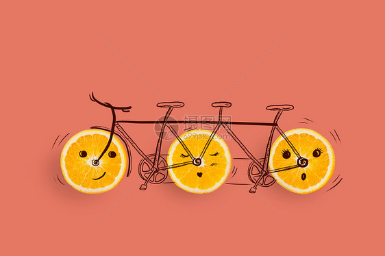 水果自行车图片