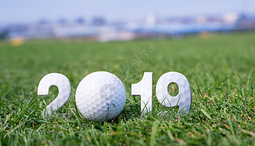 创意高尔夫球2019背景图片