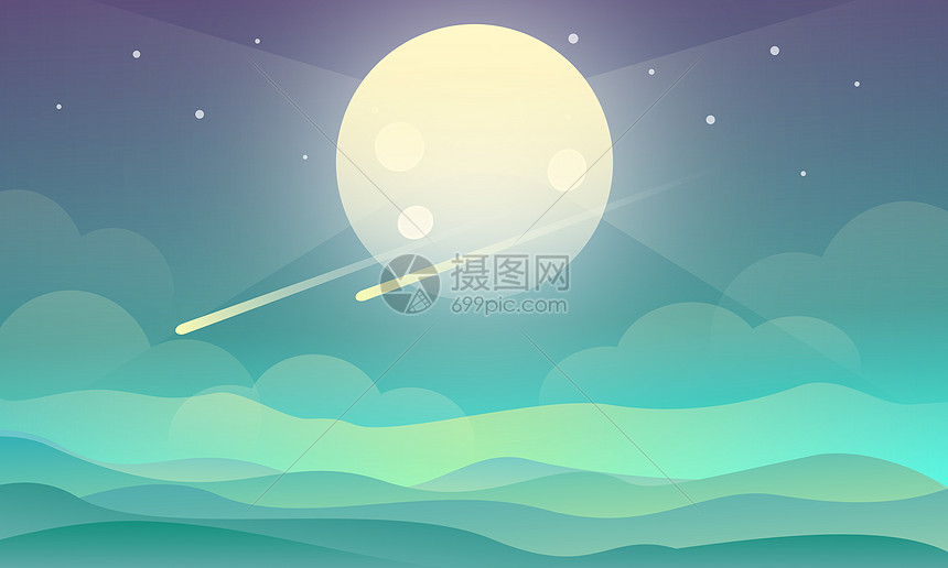 渐变天空插画图片下载 正版图片 摄图网 渐变天空插画图片下载 正版图片 摄图网