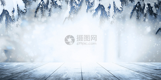 冬季雪景图片