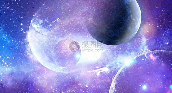 宇宙星球科技背景图片