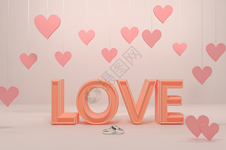鞋插画LOVE浪漫情人节设计图片