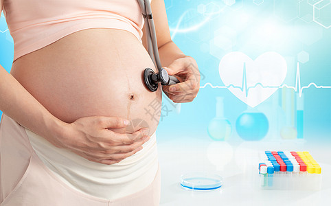 孕期检查背景图片