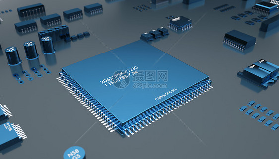 科技芯片场景图片