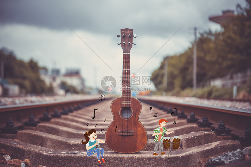 吉他少年图片