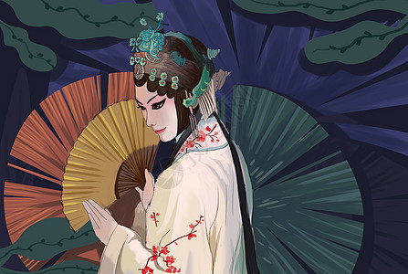 传统文化京剧背景图片