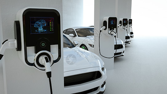 汽车环保新能源充电桩设计图片