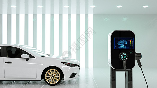 汽车环保新能源充电桩设计图片
