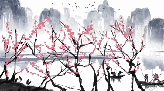 红梅花雀gif图片-红梅花雀动态图-红梅花雀gif格式下载-摄图网