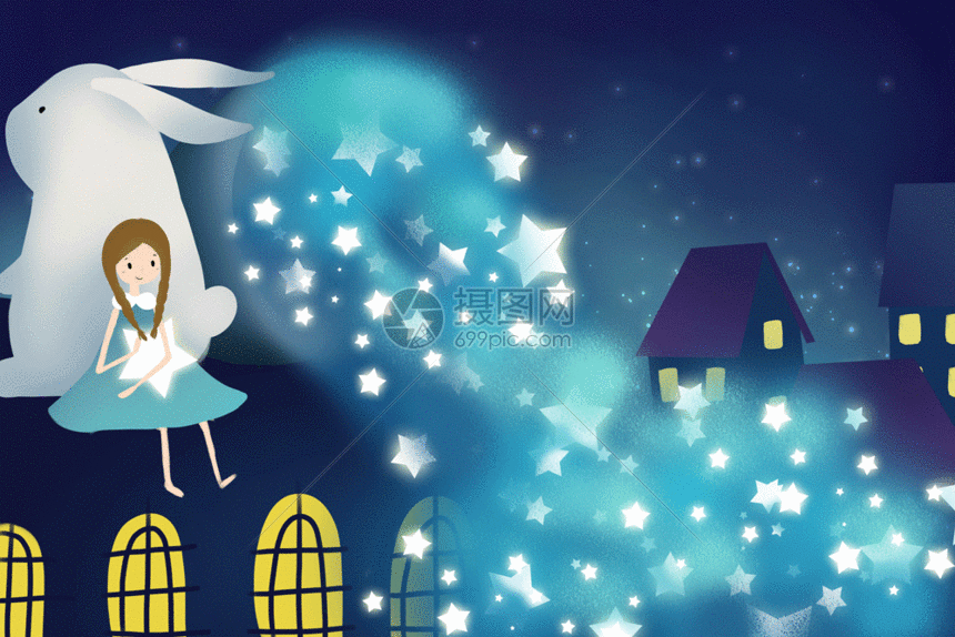 星河下的世界gif动图图片-正版gif素材401017402-摄图网