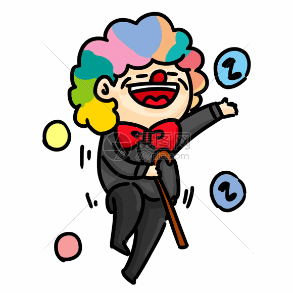 愚人节小丑表情包gif