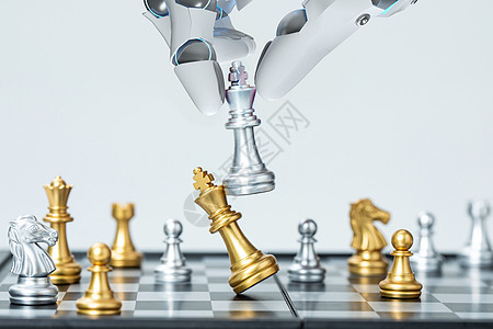 科技机械手下象棋图片