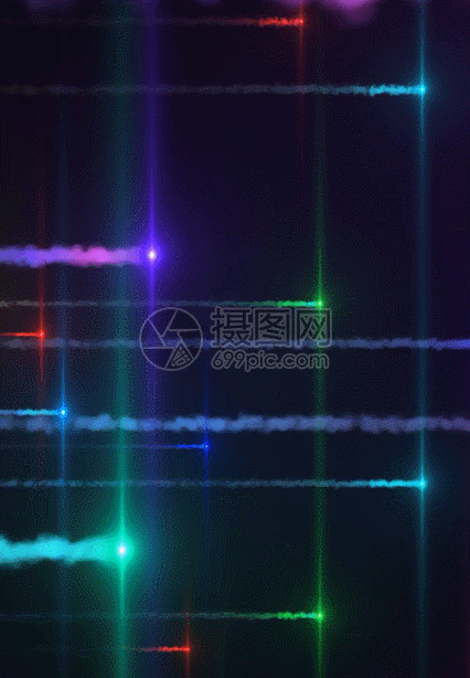 超好看的彩色烟火舞台特效h5动态背景素材