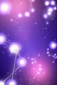 紫色唯美粒子h5动态背景图片