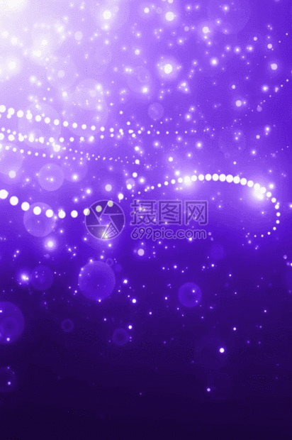 紫色光点花纹旋转h5动态背景图片