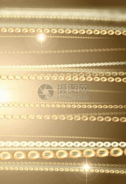 金色珠帘h5动态背景