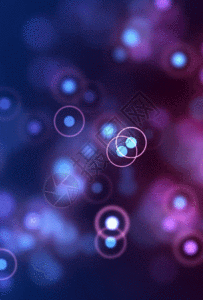 立即下载gif  |紫色唯美光圈浮动h5动态背景gif立即下载gif