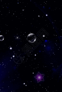 梦幻星空生长树h5动态背景图片素材