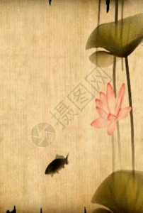 古韵古典江南中国风水墨片头h5动态背景素材图片