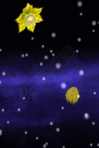 梅花傲雪中莲h5动态背景素材图片素材