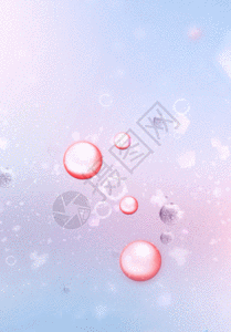 漂浮七彩泡泡绚丽钻石流动h5动态背景素材高清图片