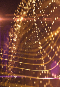 变幻金色光效粒子h5动态背景素材图片素材