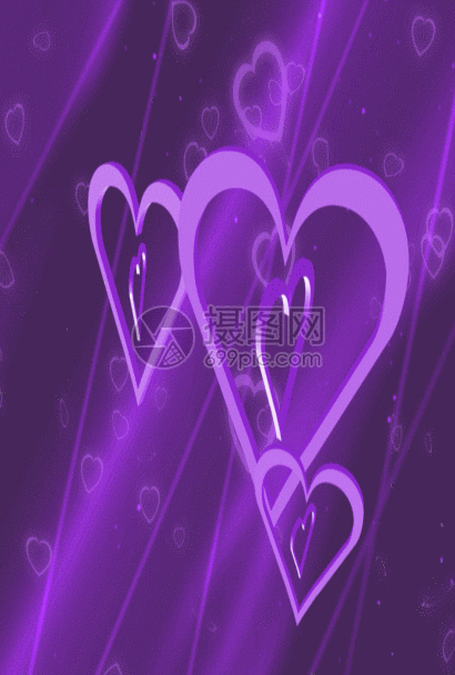 紫色三维爱心舞台h5动态背景素材图片素材_免费下载_gif图片格式_vrf