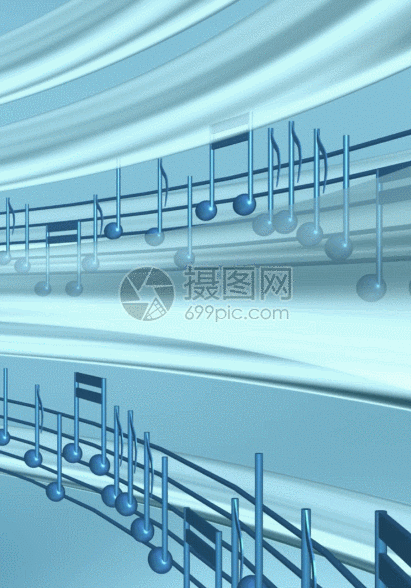 动感旋转音符h5动态背景动图图片-正版gif素材401032401-摄图网