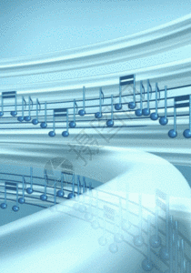 跳动的音符背景图片素材