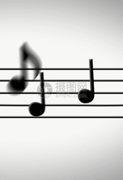 跳动的音符背景