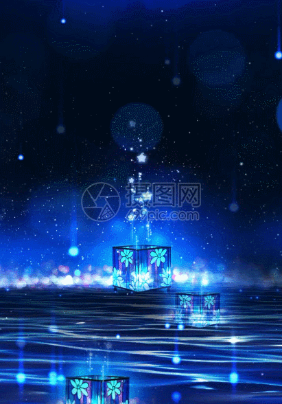 gif动态图片标题为许愿瓶许愿树h5动态背景,编号:401032485,格式:gif