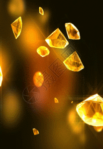 珠宝套装金色钻石闪闪发光高清背景高清图片