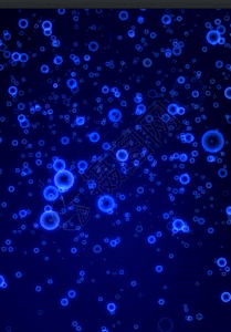 深蓝发光气泡背景图片素材