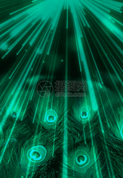 墨蓝色羽毛飘落背景动图图片-正版gif素材401032713-摄图网