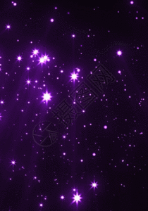 紫色梦幻星光背景图片
