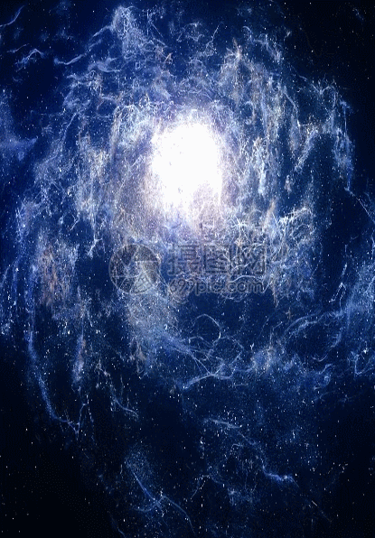 gif动图 动态背景 唯美炫丽宇宙银河空间背景.gif