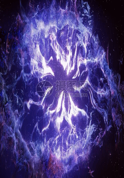 gif动图 动态背景 唯美炫丽宇宙银河空间背景.gif