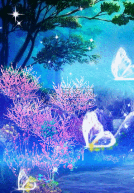 瀑布树林背景图片素材_免费下载_gif图片格式_vrf高清图片401032836