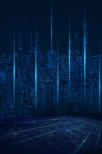 城市科技背景图片