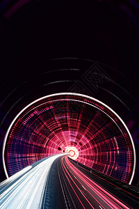 光速隧道背景图片