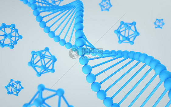 DNA基因链条图片