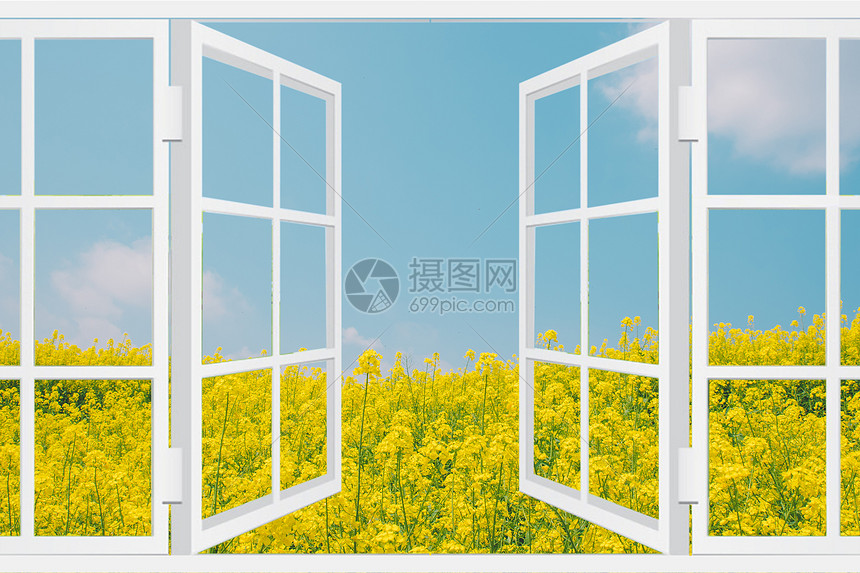 窗外油菜花风景图片素材 正版创意图片 摄图网 窗外油菜花风景图片素材 正版创意图片 摄图网