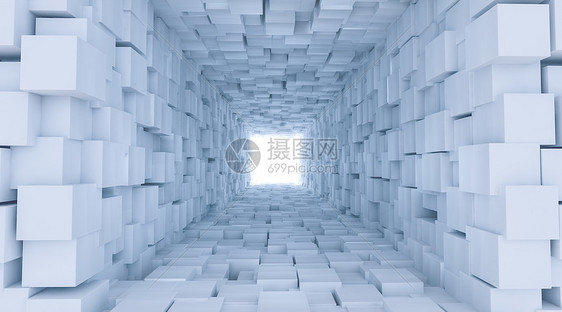 抽象空间隧道图片
