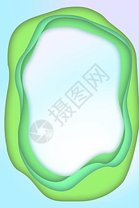 渐变剪纸风背景图片