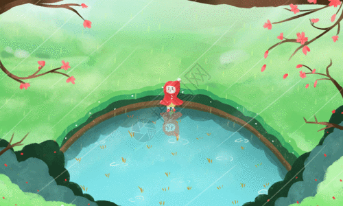 谷雨gif图片素材